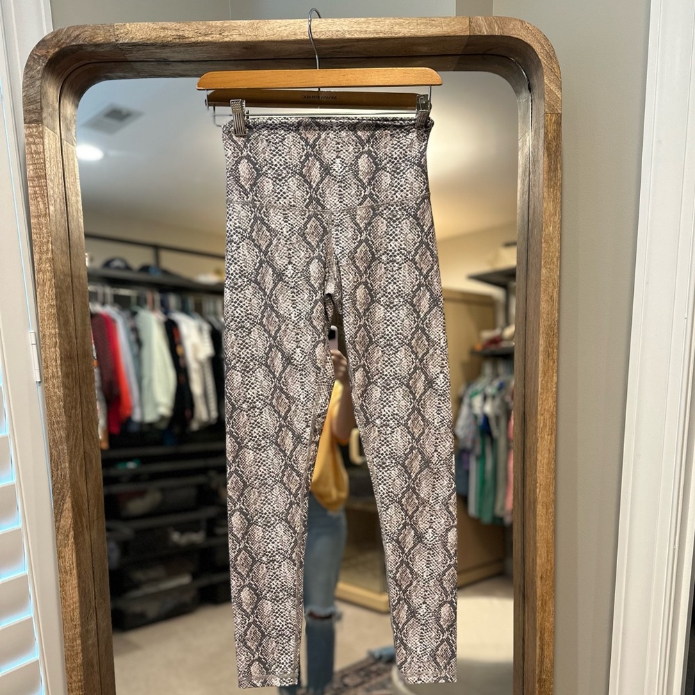 DYI snake skin yoga leggings. Size small.